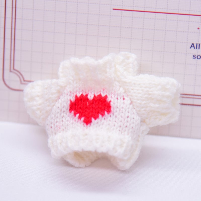 Wholesale Wholesale 10cm Handdog Doll Replacement Clothes Sweater Toy Cotton Doll Accessories Finished Dress-up Accessories